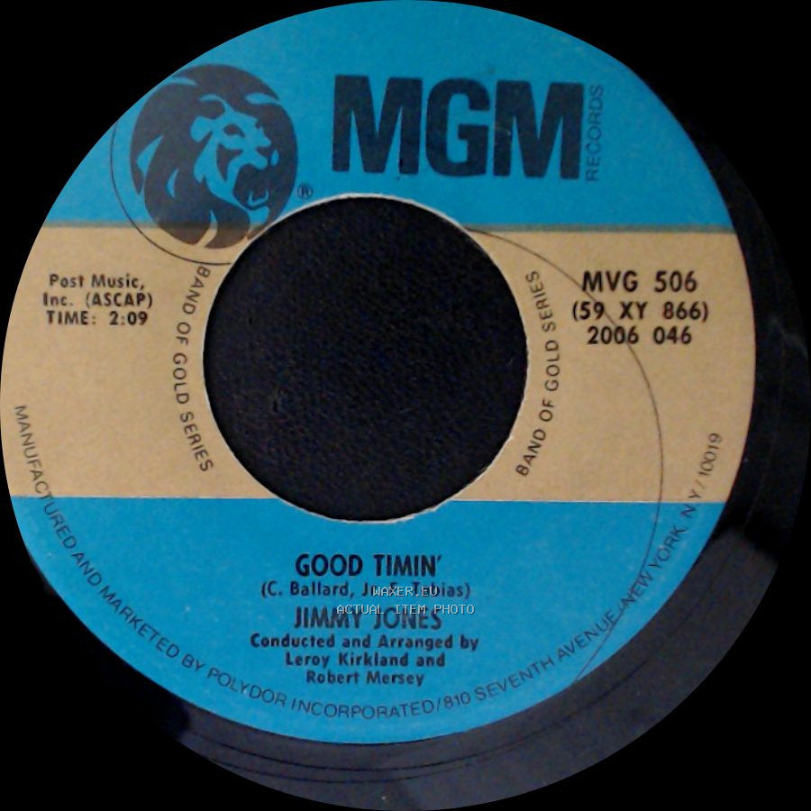 Jimmy Jones - Good Timin' / Handy Man side A