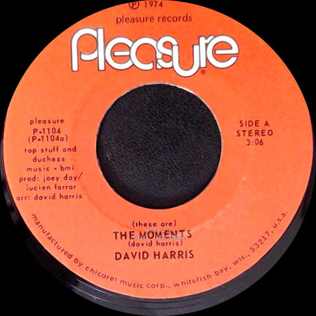 David Harris - (These Are) The Moments / Mama, Oh, Mama! side A