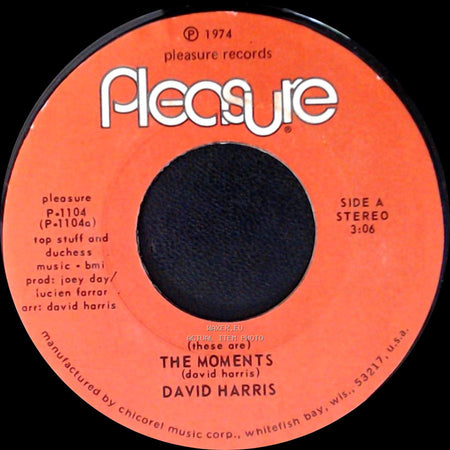 David Harris - (These Are) The Moments / Mama, Oh, Mama! side A