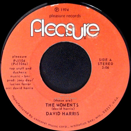 David Harris - (These Are) The Moments / Mama, Oh, Mama! side A