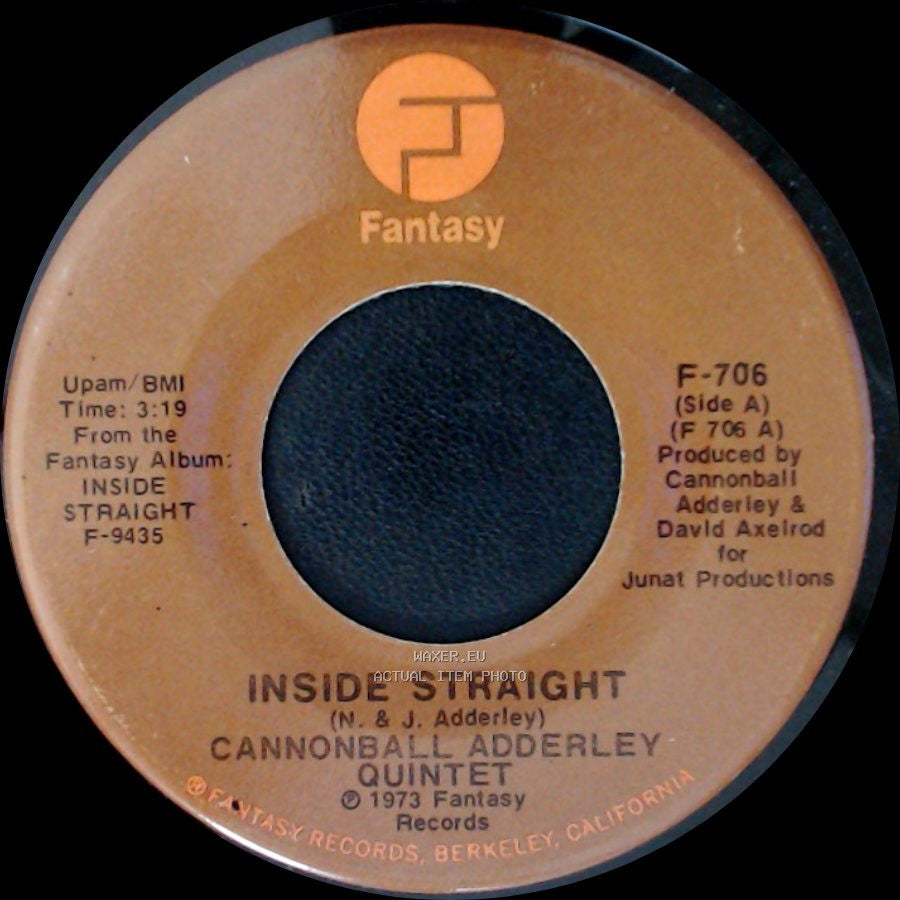 Cannonball Adderley Quintet - Inside Straight / Saudade side A