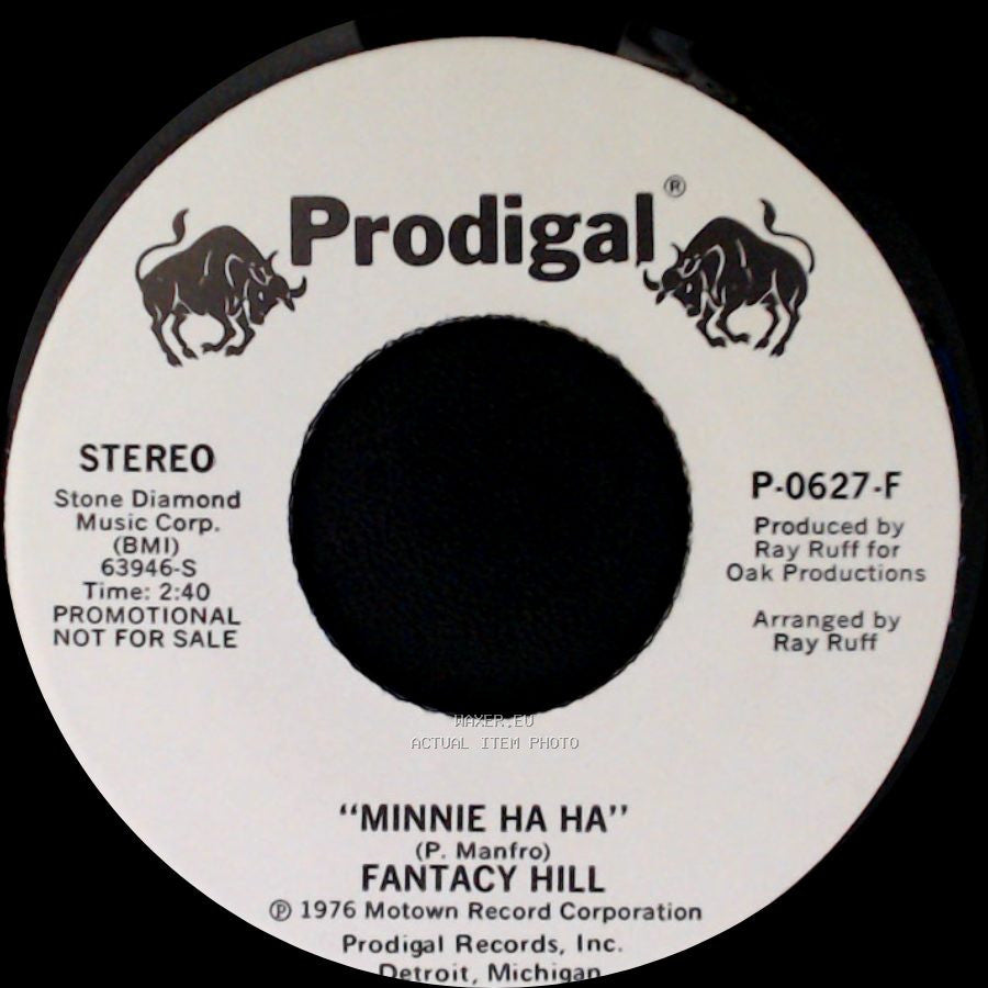 Fantacy Hill - Minnie Ha Ha / Minnie Ha Ha side B