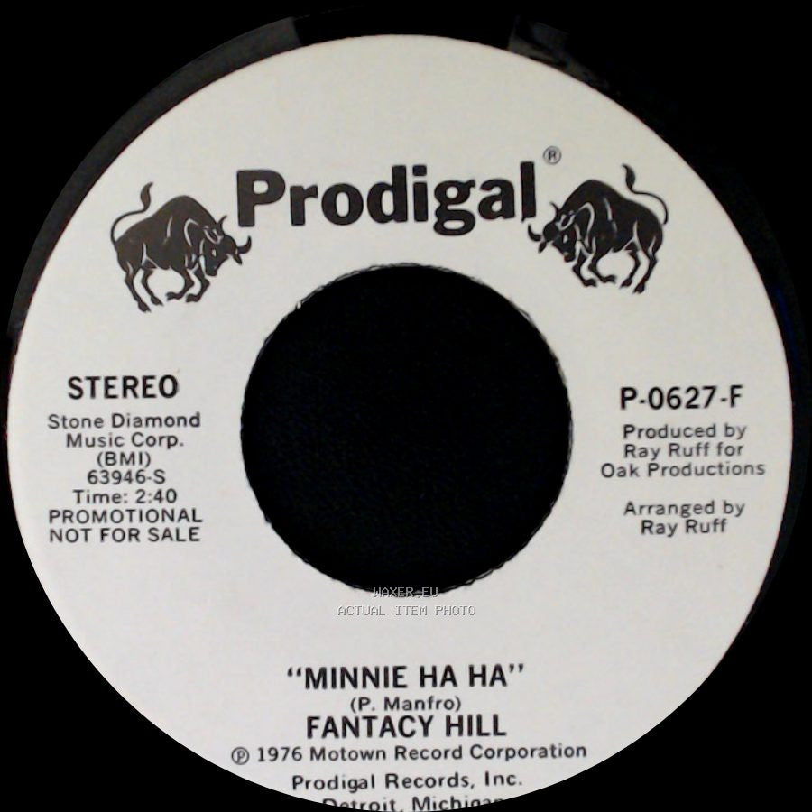 Fantacy Hill - Minnie Ha Ha / Minnie Ha Ha side B