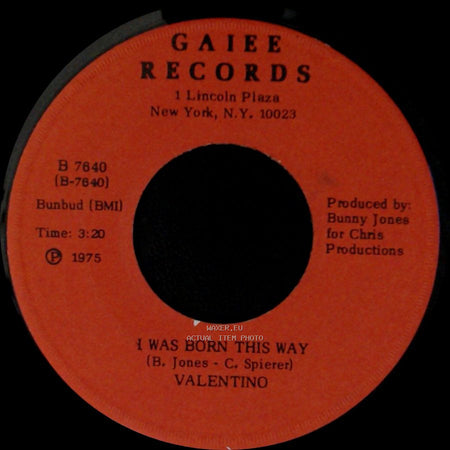 Valentino - I Was Born This Way / Liberation side A