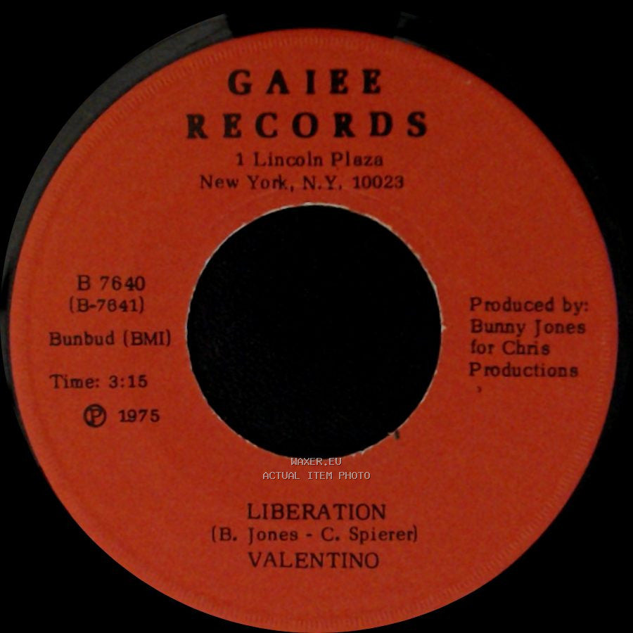Valentino - I Was Born This Way / Liberation side B