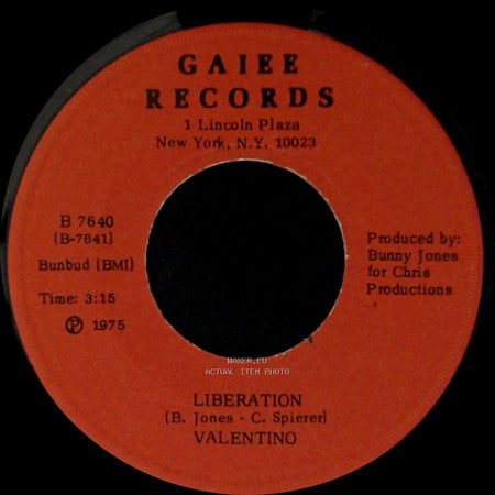 Valentino - I Was Born This Way / Liberation side B
