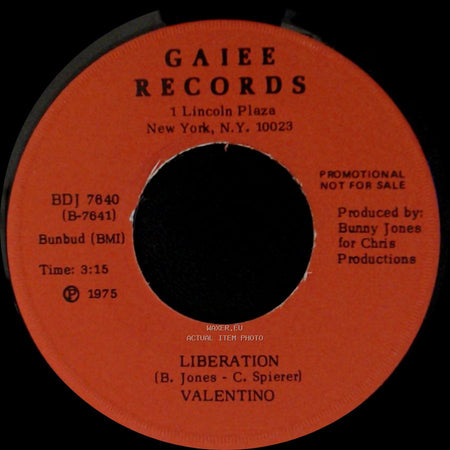 Valentino - Liberation / I Was Born This Way side A