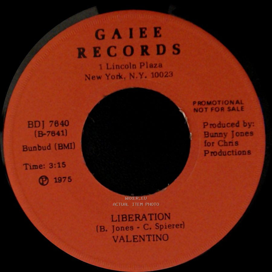 Valentino - Liberation / I Was Born This Way side B
