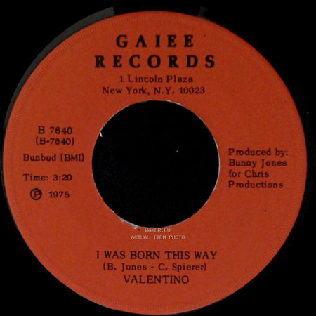 Valentino - I Was Born This Way / Liberation side A