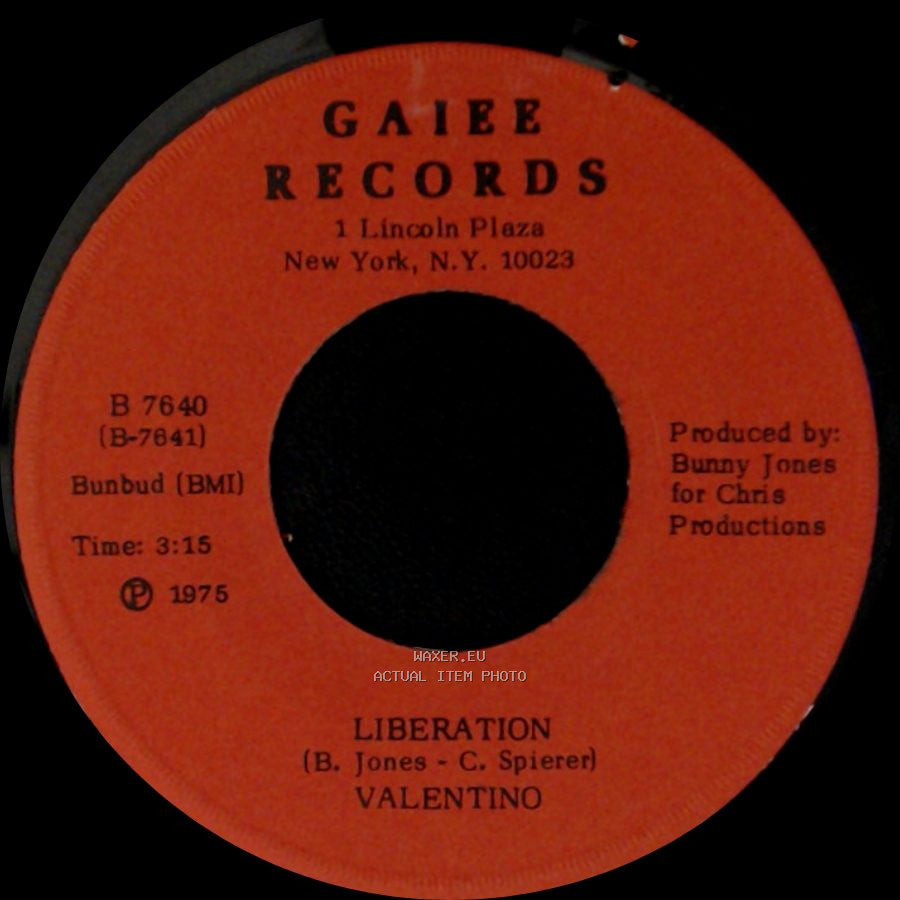 Valentino - I Was Born This Way / Liberation side B