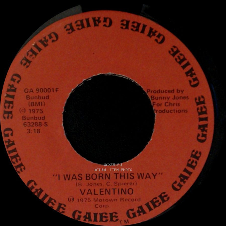 Valentino - I Was Born This Way / Liberation side A