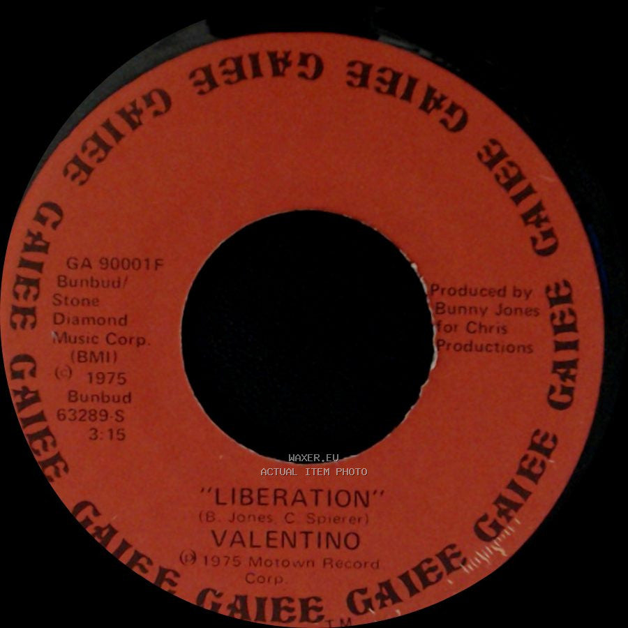 Valentino - I Was Born This Way / Liberation side B