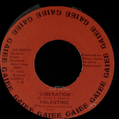 Valentino - I Was Born This Way / Liberation side B