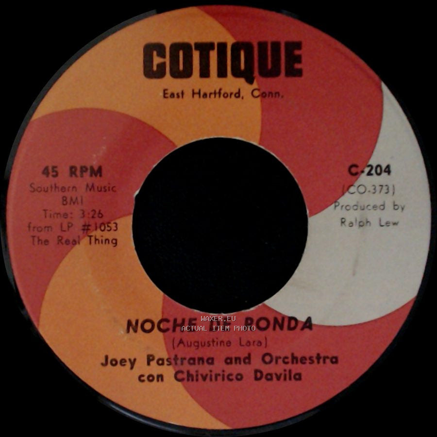 Joey Pastrana And Orchestra Con Chivirico Davila - Chumbambe / Noche De Ronda side A
