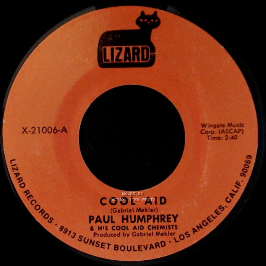 Paul Humphrey & His Cool Aid Chemists - Cool Aid / Detroit side A