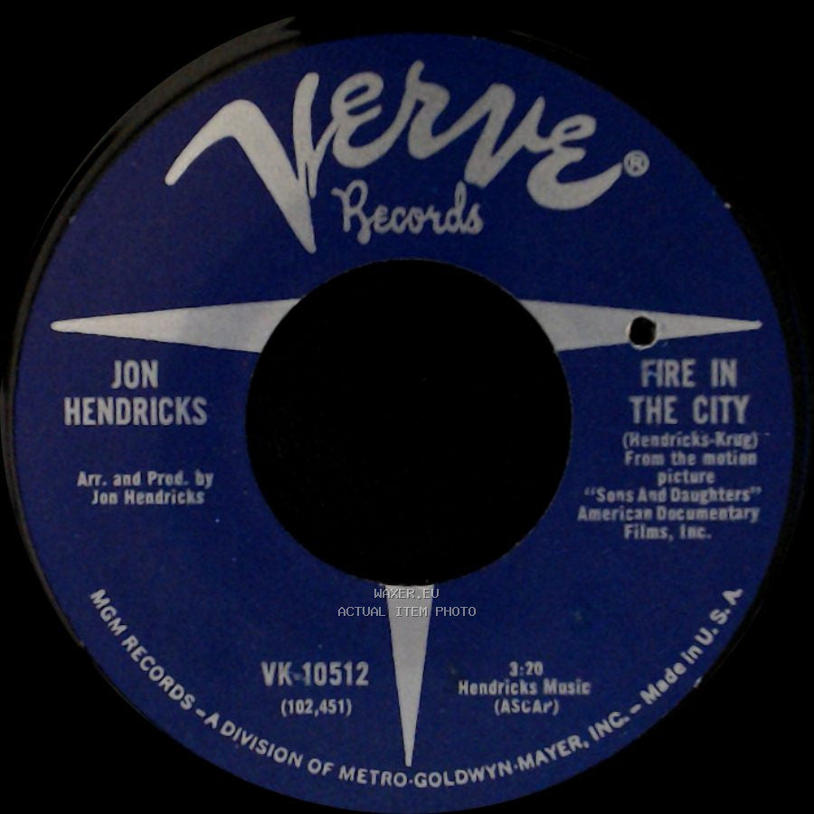 Jon Hendricks - Sons And Daughters / Fire In The City side A