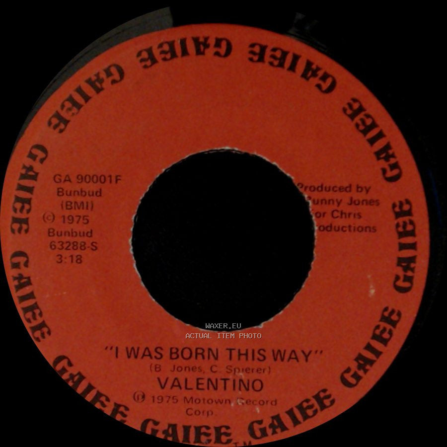 Valentino - I Was Born This Way / Liberation side A