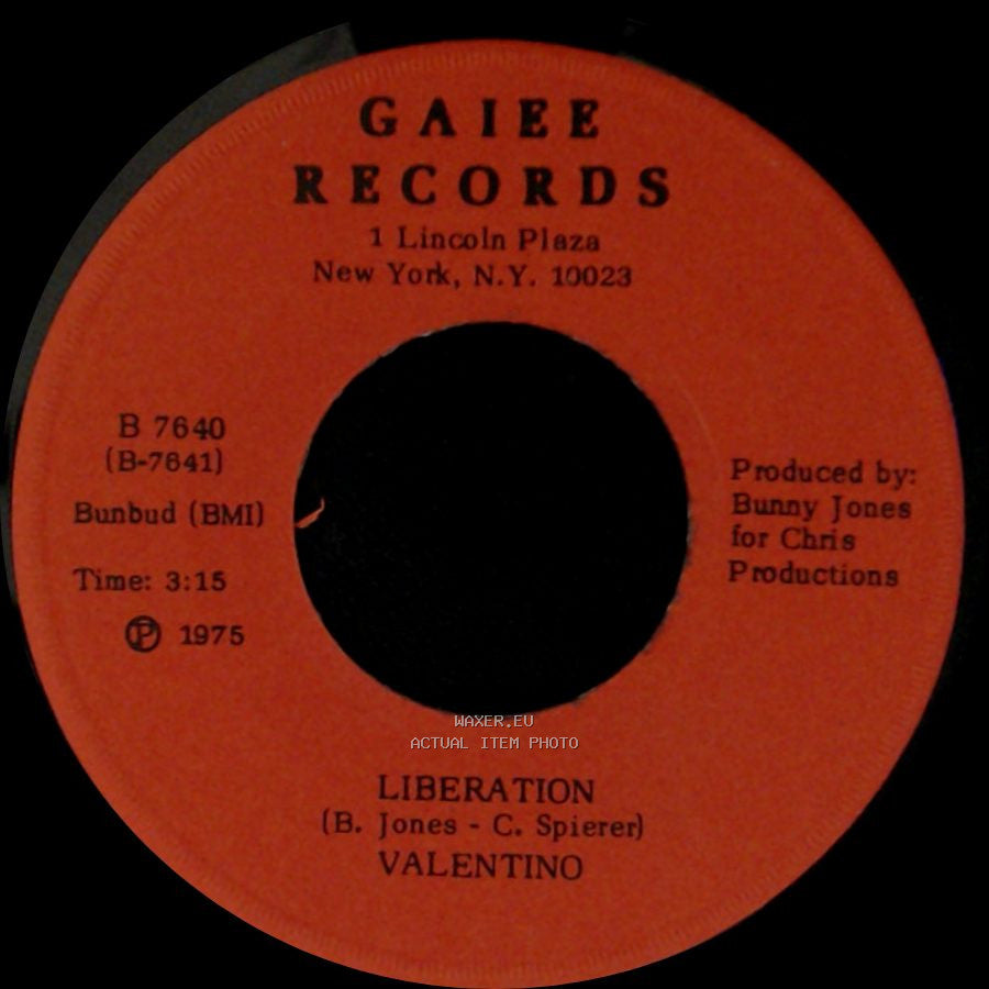 Valentino - I Was Born This Way / Liberation side A