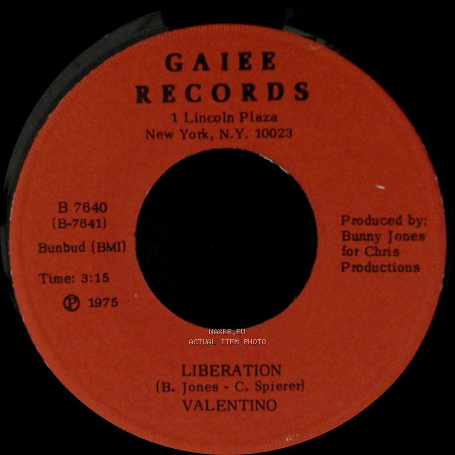 Valentino - I Was Born This Way / Liberation side A