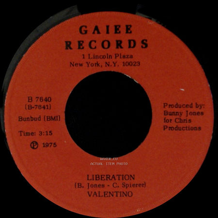 Valentino - I Was Born This Way / Liberation side A