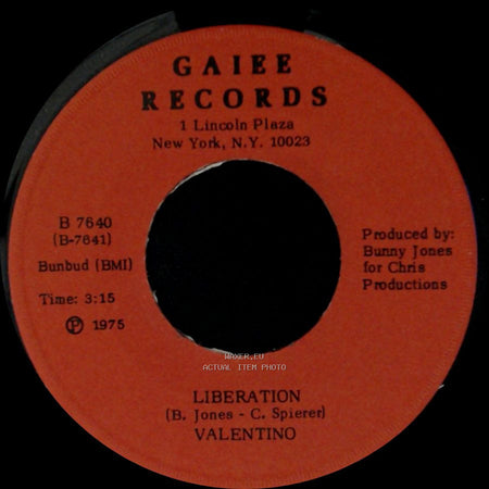 Valentino - I Was Born This Way / Liberation side A