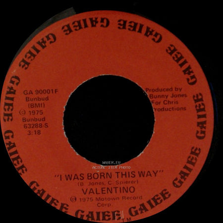 Valentino - I Was Born This Way / Liberation side B