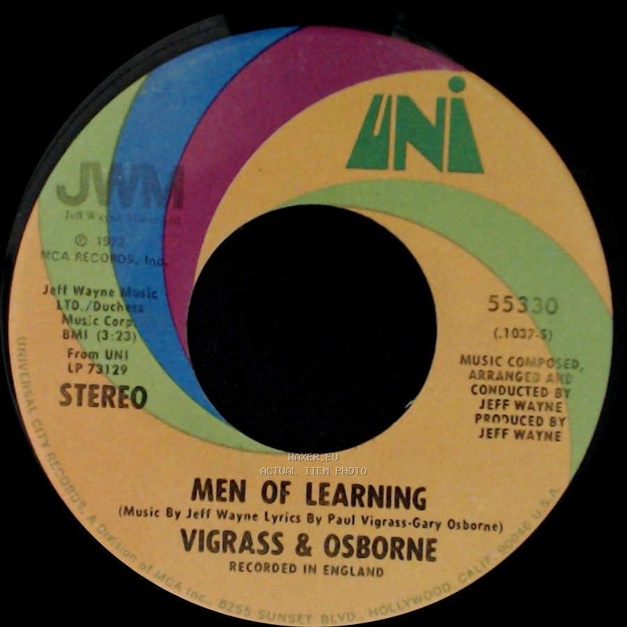 Vigrass & Osborne - Forever Autumn / Men Of Learning side A