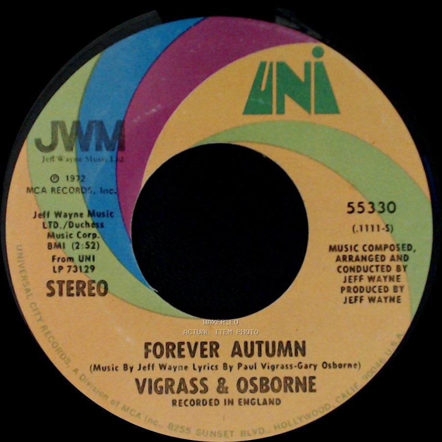Vigrass & Osborne - Forever Autumn / Men Of Learning side B
