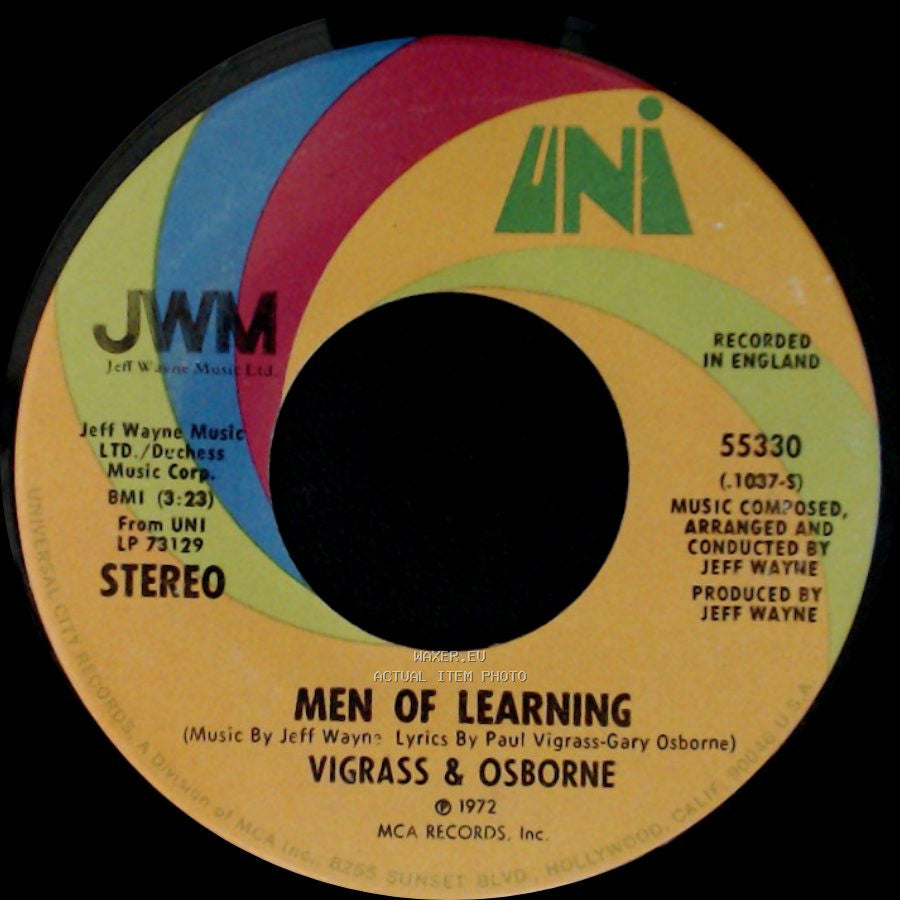 Vigrass & Osborne - Forever Autumn / Men Of Learning side A