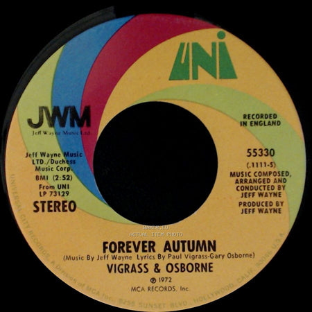 Vigrass & Osborne - Forever Autumn / Men Of Learning side B