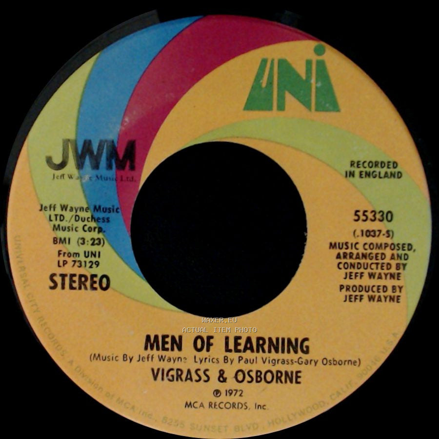 Vigrass & Osborne - Forever Autumn / Men Of Learning side B
