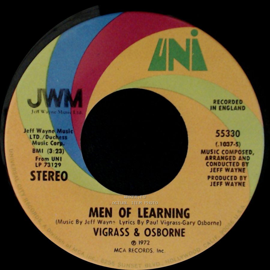 Vigrass & Osborne - Forever Autumn / Men Of Learning side A
