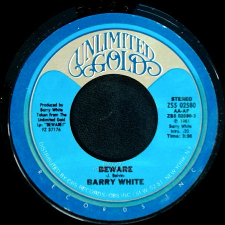 Barry White - Tell Me Who Do You Love / Beware side B