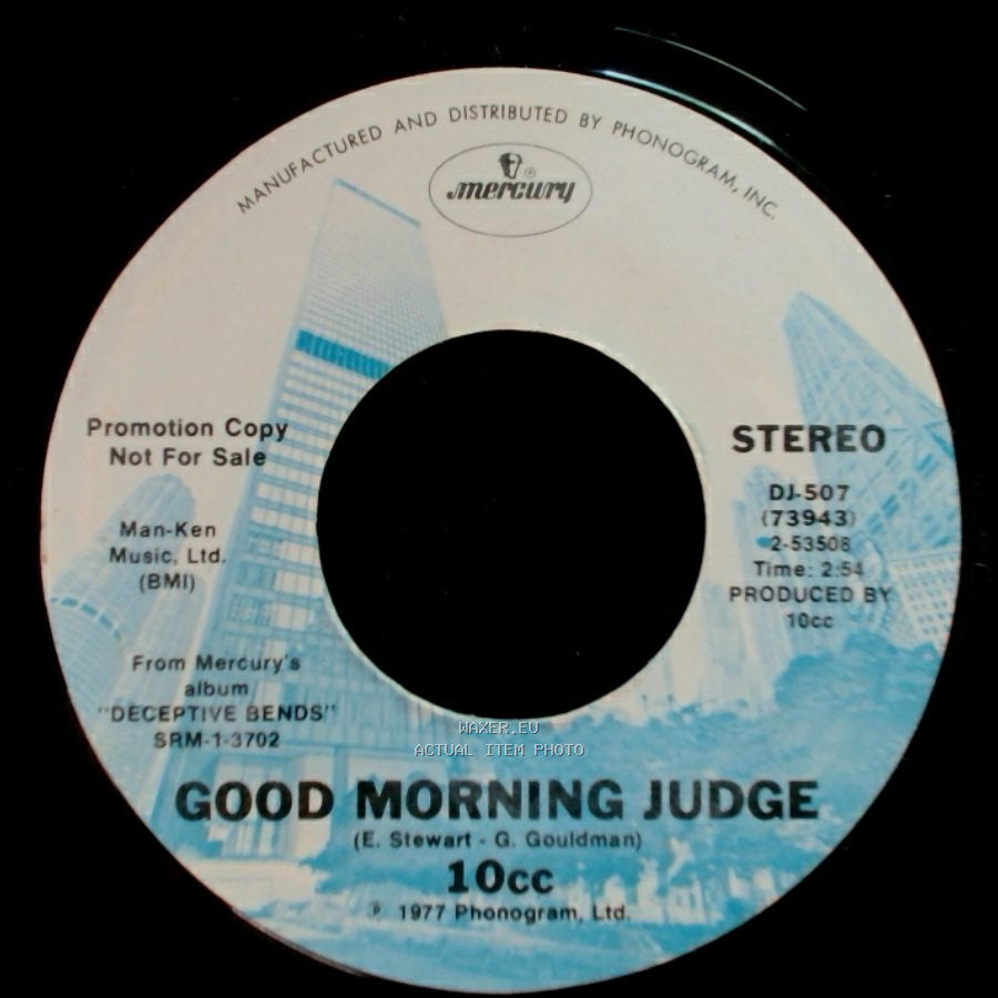 10Cc - Good Morning Judge / Good Morning Judge side B