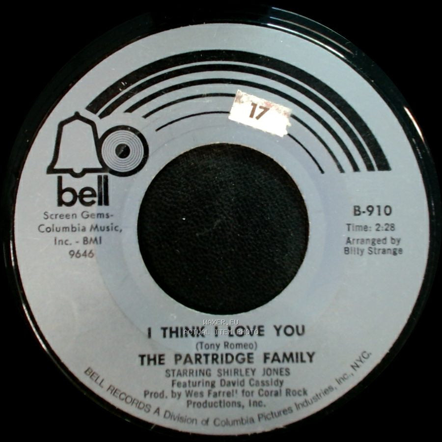 The Partridge Family - I Think I Love You / Somebody Wants To Love You side A