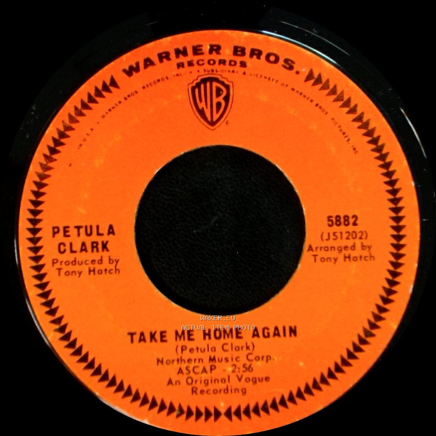 Petula Clark - Take Me Home Again / Color My World side A