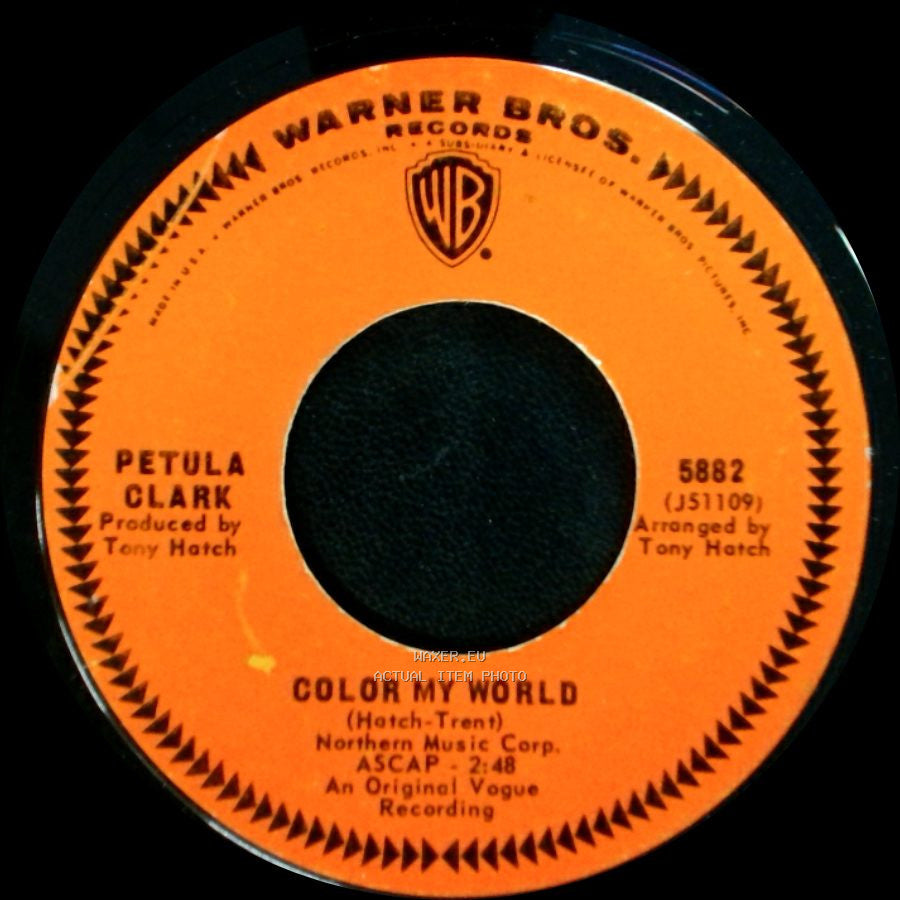 Petula Clark - Take Me Home Again / Color My World side B