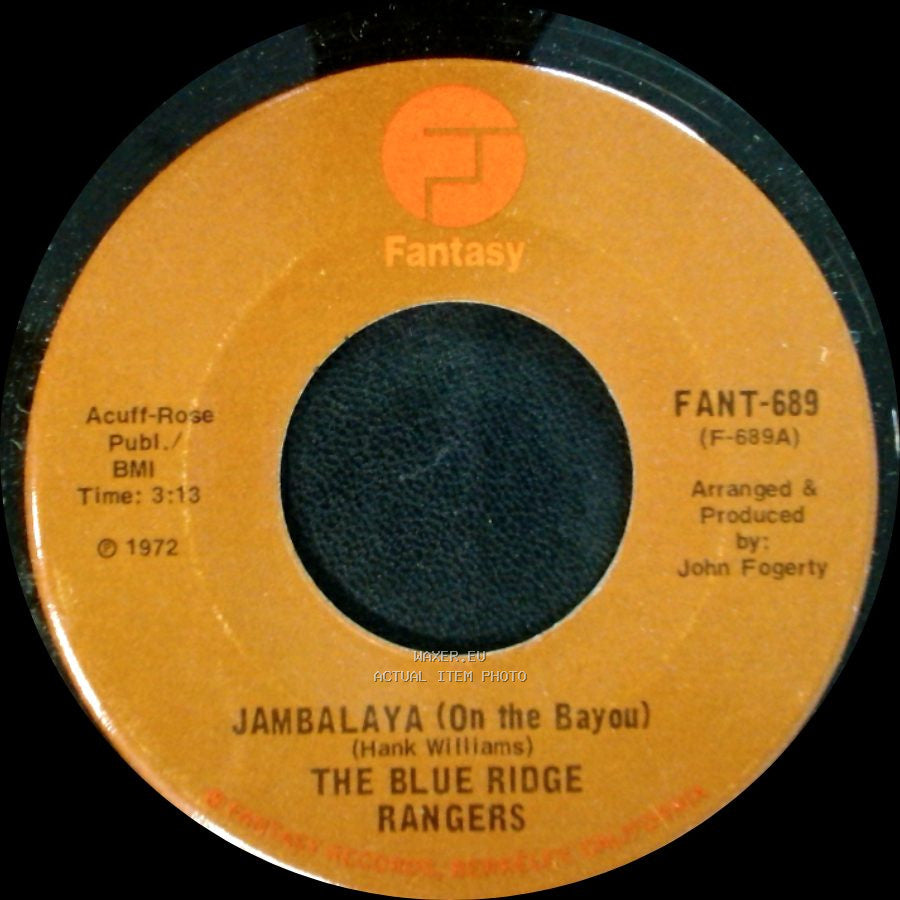 The Blue Ridge Rangers - Workin' On A Building / Jambalaya (On The Bayou) side B