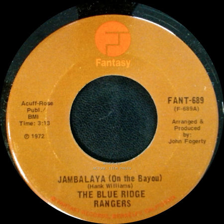 The Blue Ridge Rangers - Workin' On A Building / Jambalaya (On The Bayou) side B