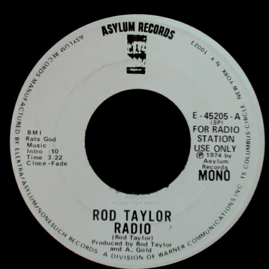 Rod Taylor - Radio / Radio side A