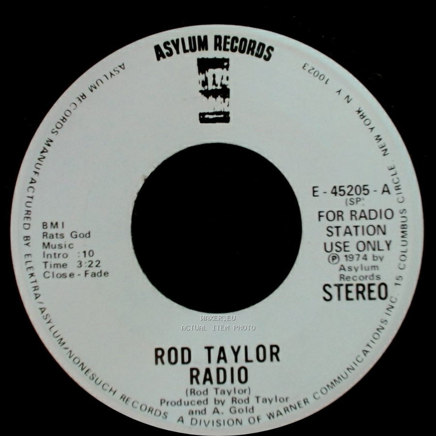 Rod Taylor - Radio / Radio side B