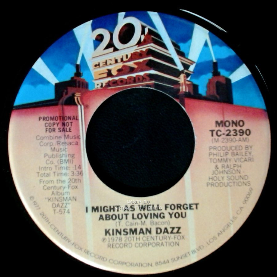 Kinsman Dazz - I Might As Well Forget About Loving You / I Might As Well Forget About Loving You side B