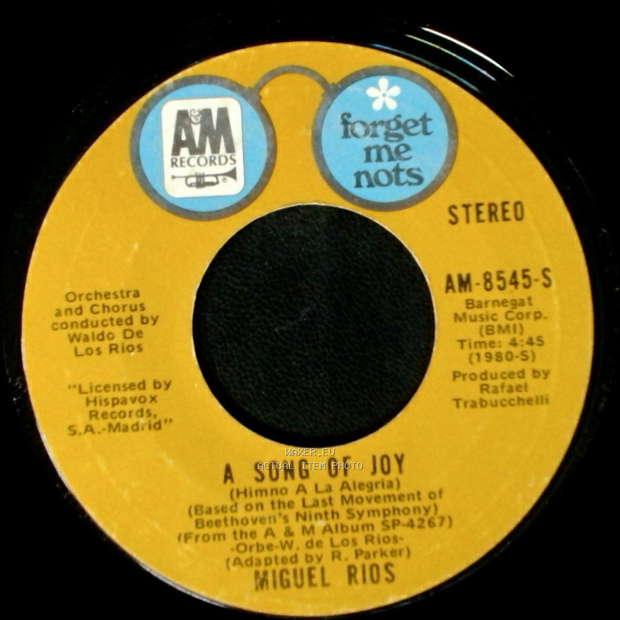 Miguel Rios - Himno A La Alegria / A Song Of Joy side B