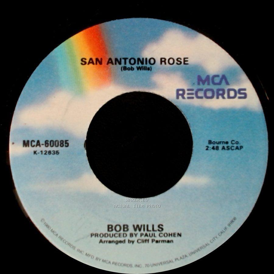 Bob Wills - San Antonio Rose / Across The Alley From The Alamo side A