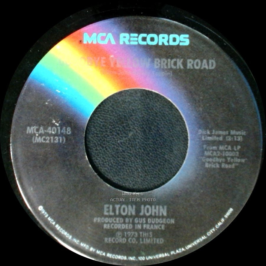 Elton John - Young Man's Blues / Goodbye Yellow Brick Road side B