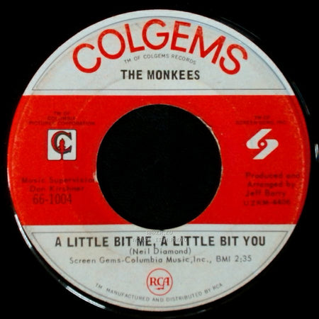 The Monkees - A Little Bit Me, A Little Bit You / The Girl I Knew Somewhere side A