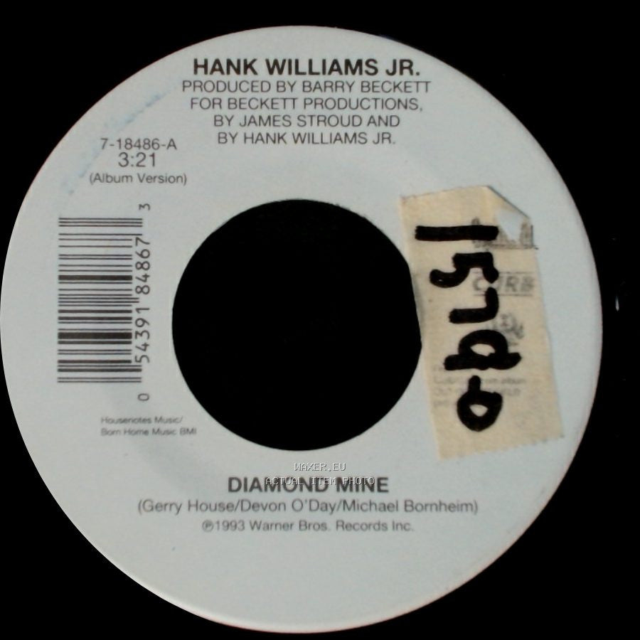 Hank Williams Jr. - Diamond Mine / Dirty Mind side A