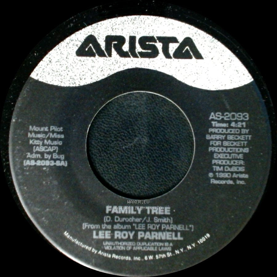 Lee Roy Parnell - Red Hot / Family Tree side B