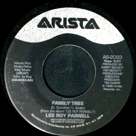 Lee Roy Parnell - Red Hot / Family Tree side B