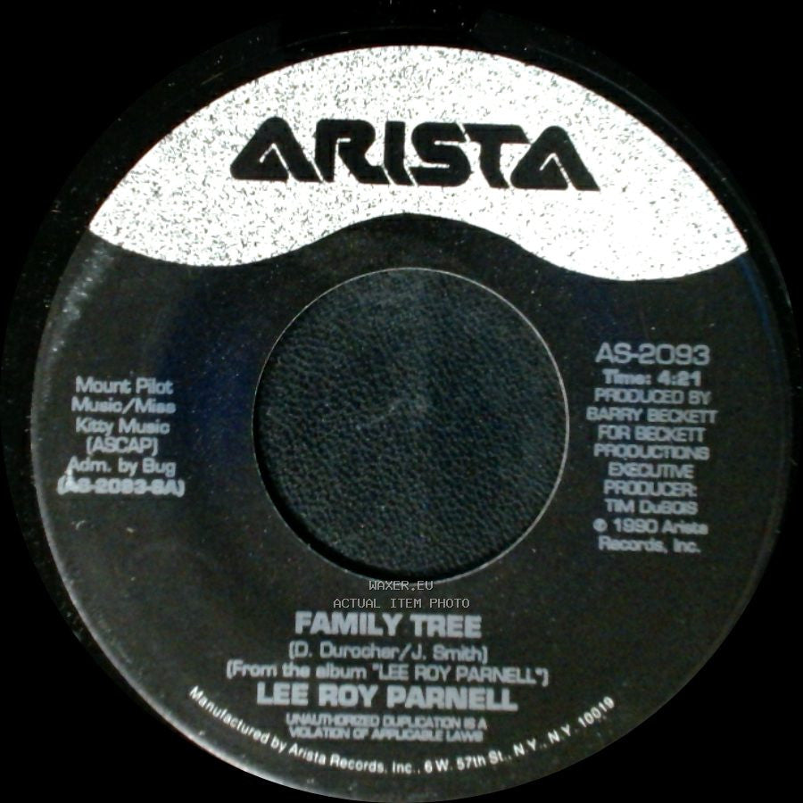Lee Roy Parnell - Red Hot / Family Tree side B
